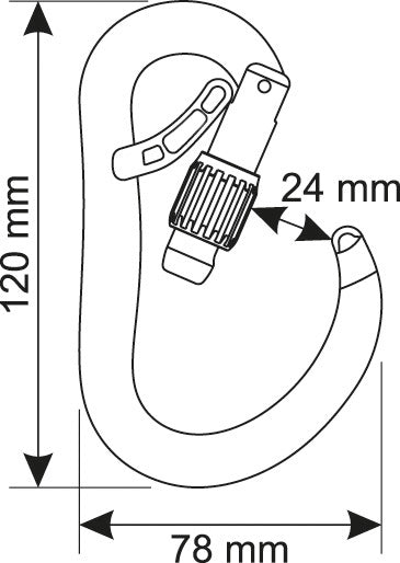 CAMP - ATOM BELAY LOCK - Carabiner