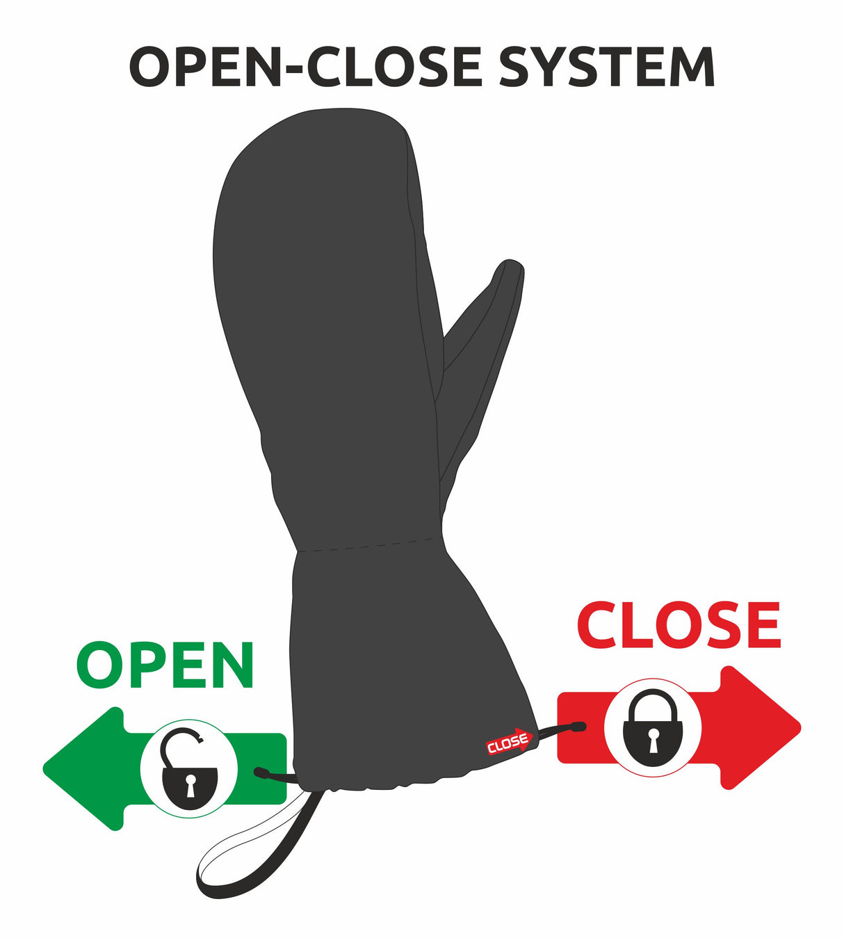 CAMP - TEMPEST MITT EVO - Glove