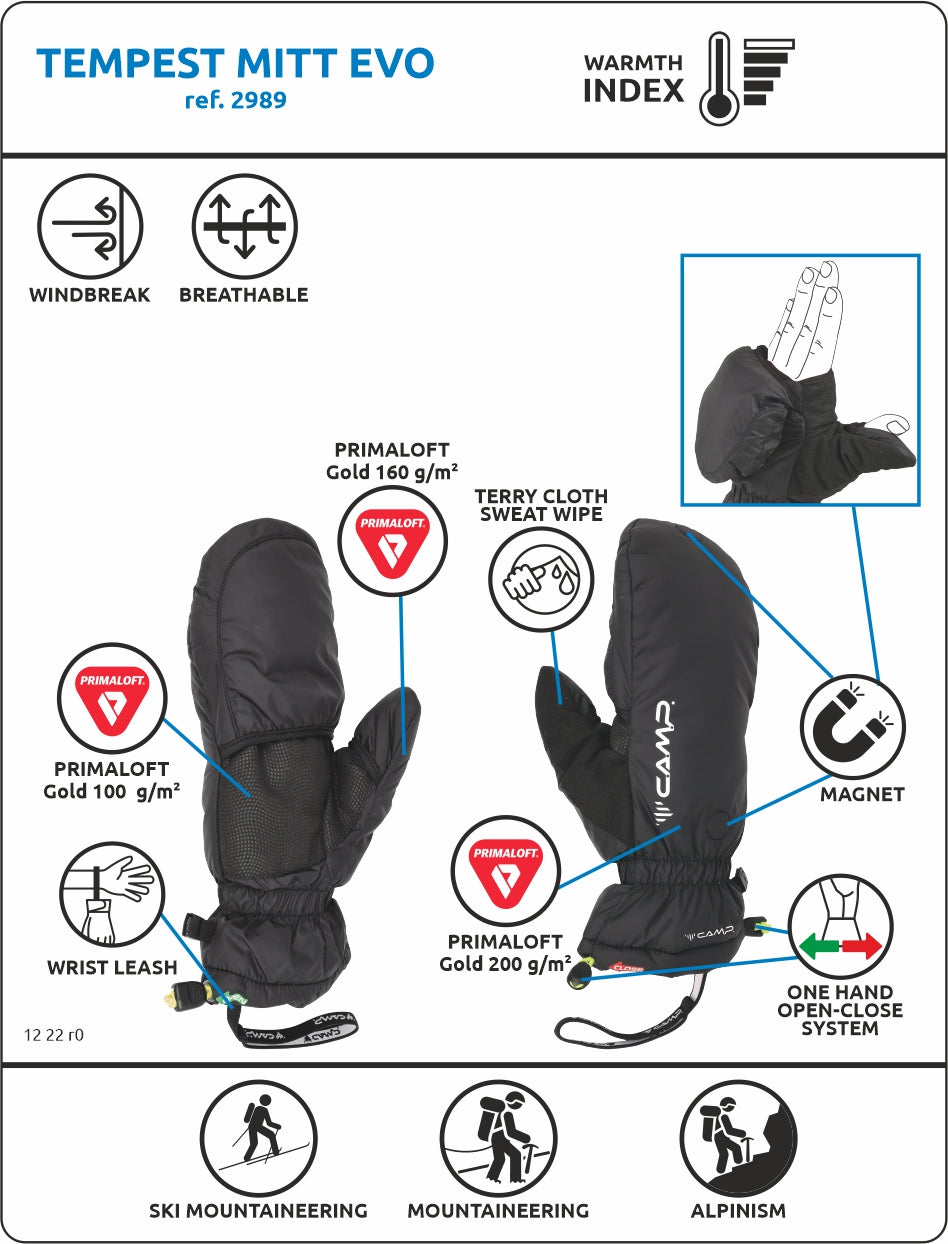 CAMP - TEMPEST MITT EVO - Glove