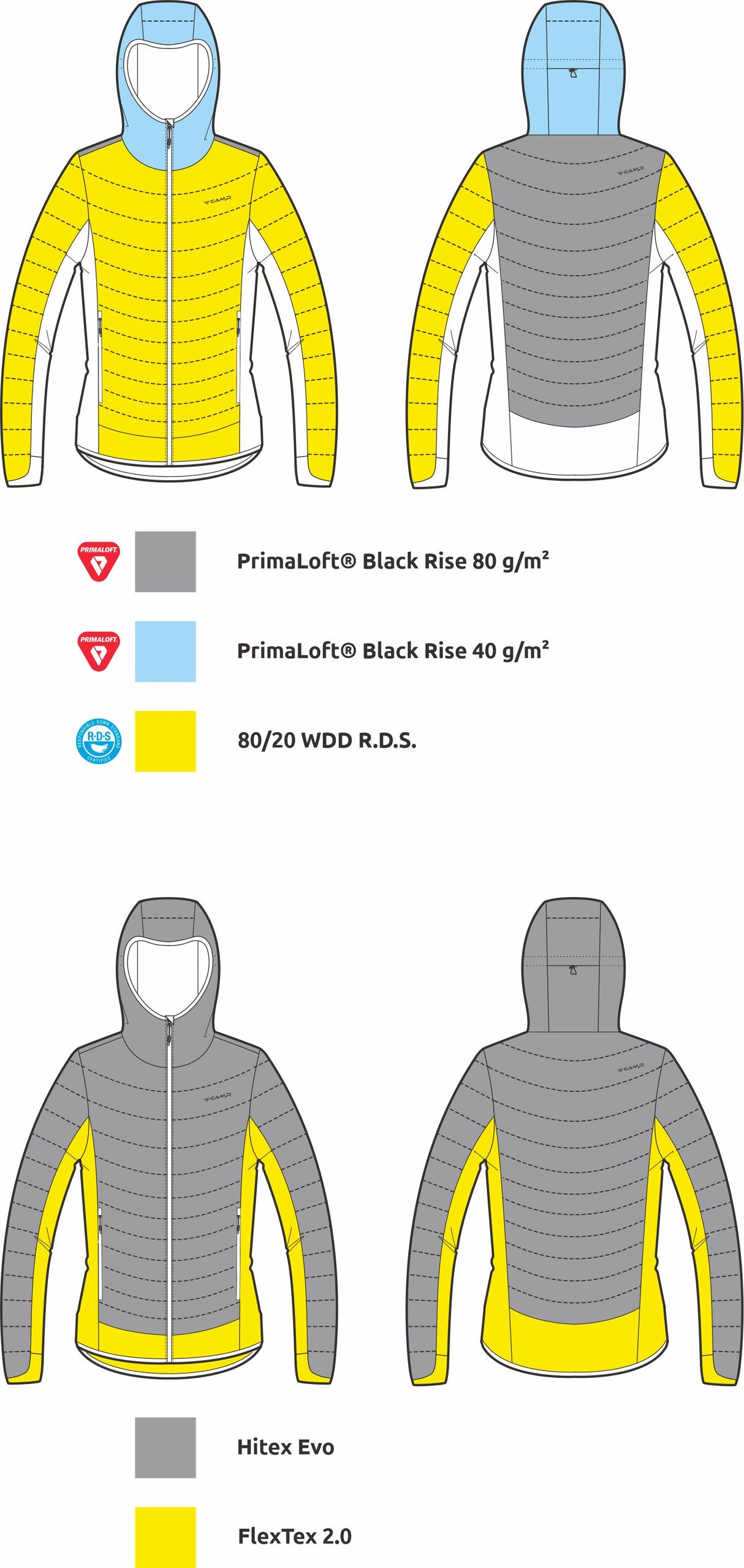 CAMP - HYBRID JACKET LADY