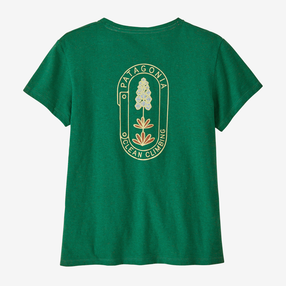 Patagonia - Women's Clean Climb Bloom Pocket Responsibili-Tee