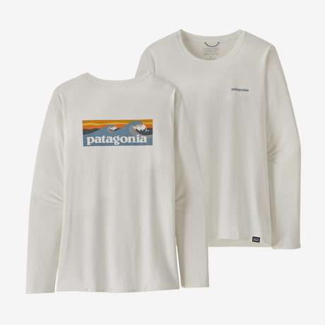 Patagonia - W's L/S Cap Cool Daily Graphic Shirt - Waters