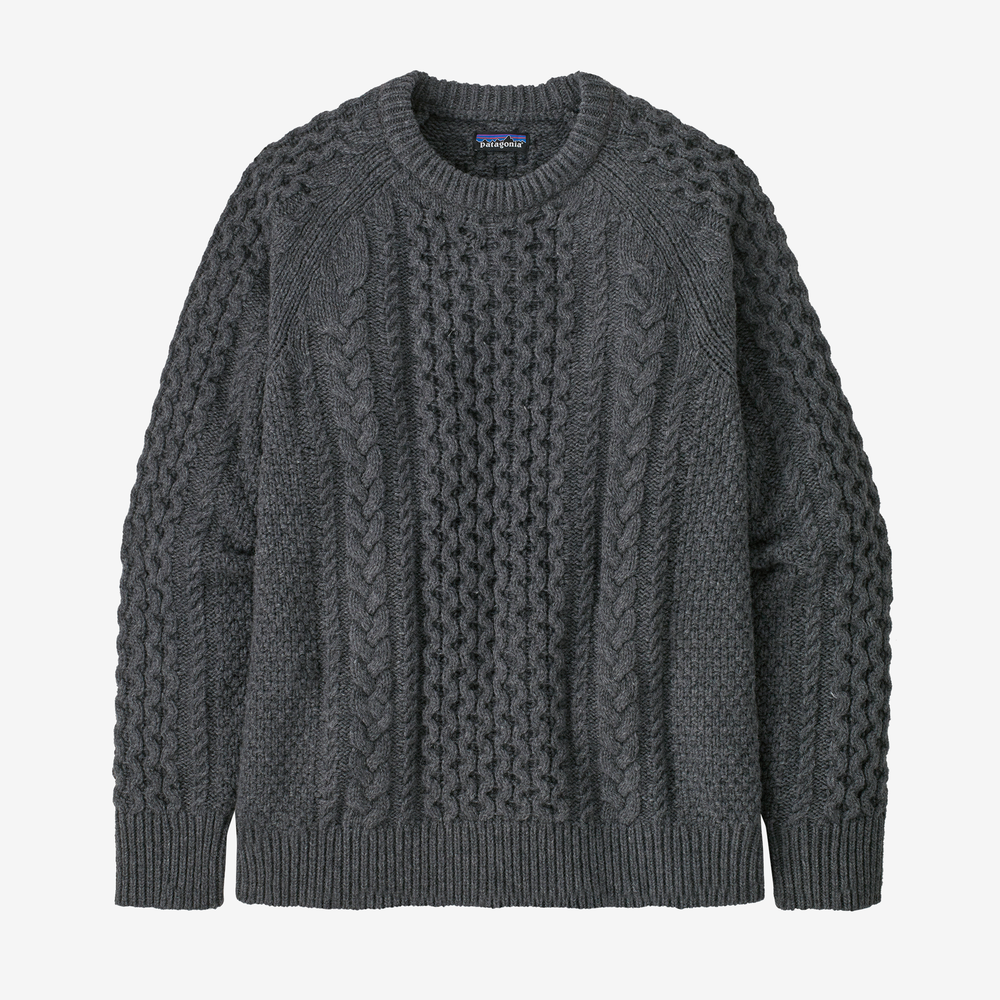 Patagonia - Recycled Wool-Blend Cable-Knit Crewneck Sweater