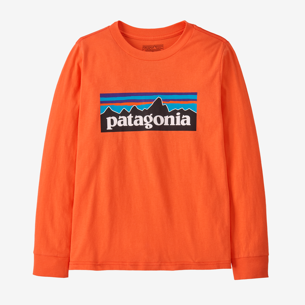 Patagonia - Kids' Long-Sleeved P-6 Logo T-Shirt