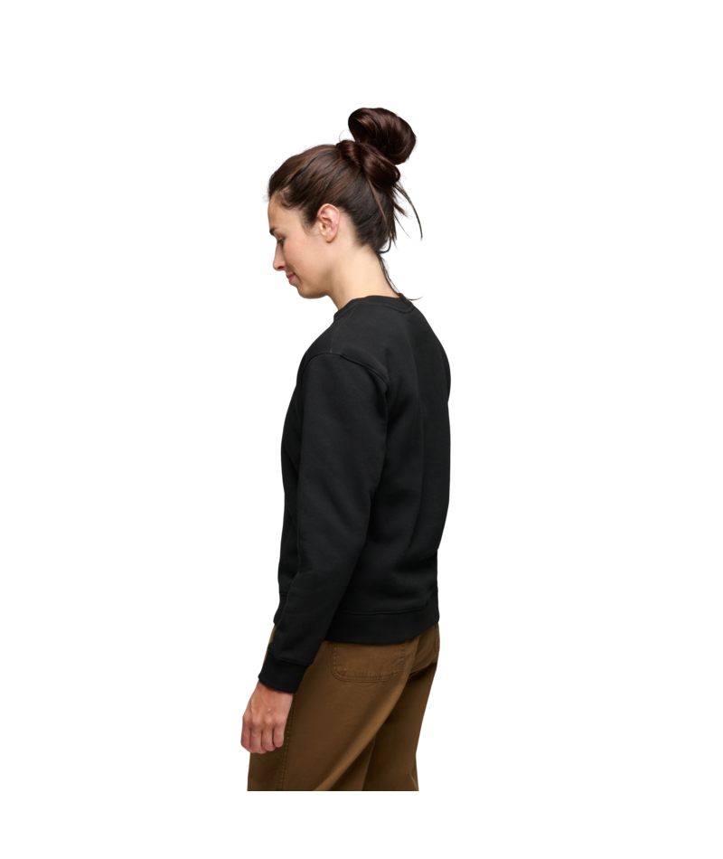 BLACK DIAMOND - W MINI STACKED CREWNECK
