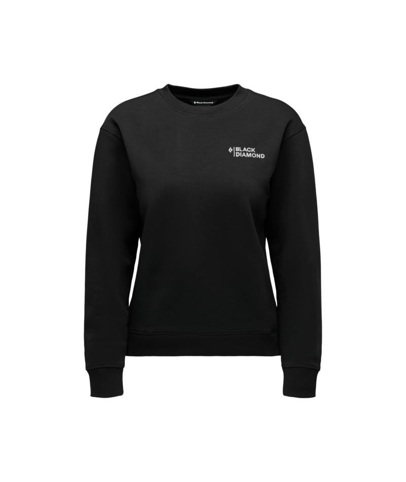 BLACK DIAMOND - W MINI STACKED CREWNECK