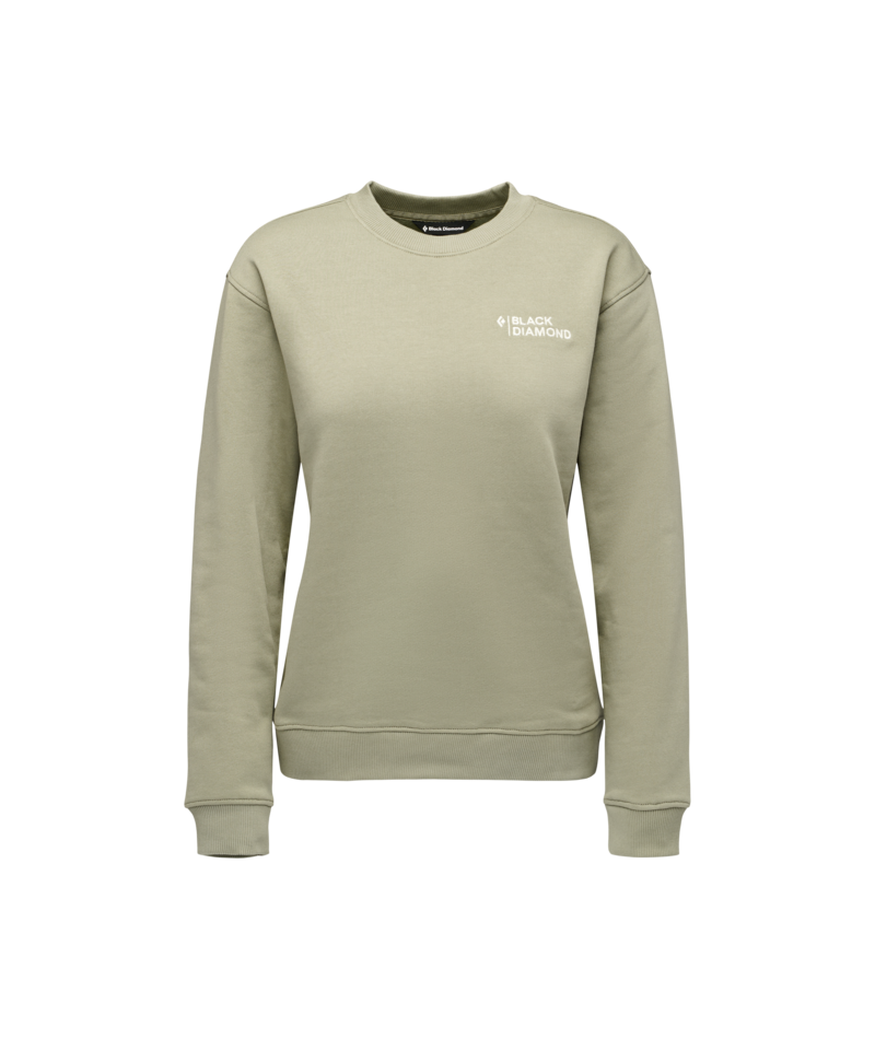 BLACK DIAMOND - W MINI STACKED CREWNECK