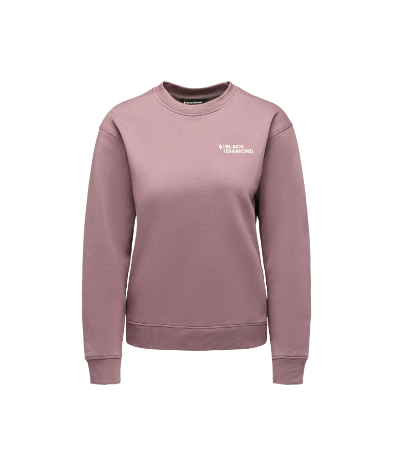 BLACK DIAMOND - W MINI STACKED CREWNECK
