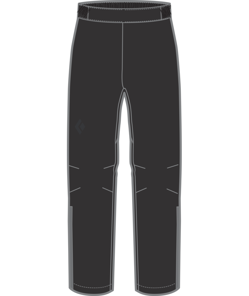 BLACK DIAMOND - M FINELINE STRCH FZ PANTS SHRT