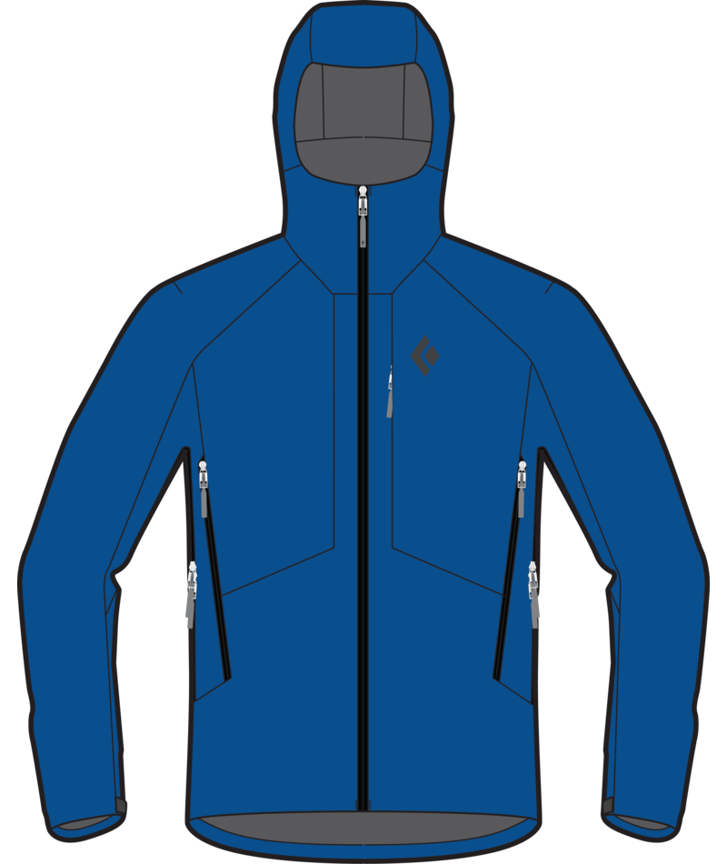 BLACK DIAMOND - M HIGHLINE STRETCH SHELL