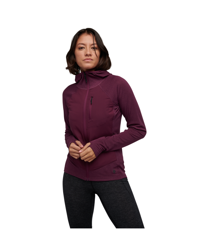 BLACK DIAMOND - W COEFFICIENT LT HYBRID HOODY