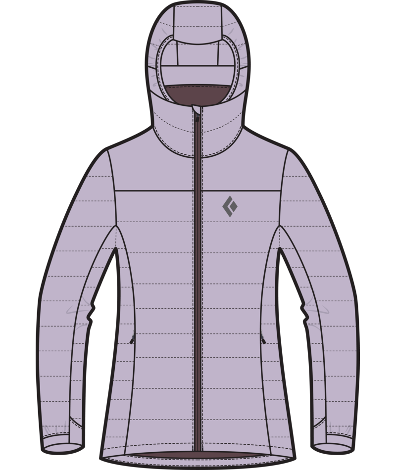 BLACK DIAMOND - W ACCESS DOWN 2.0 HOODY