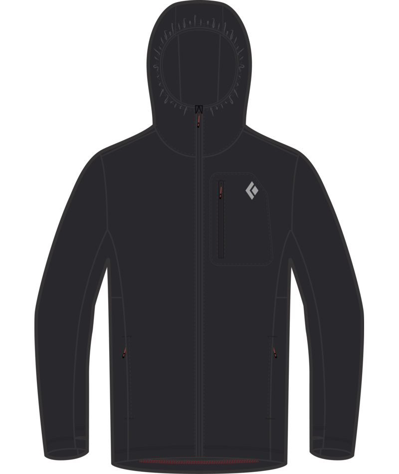 BLACK DIAMOND - M DIVERGE FZ HOODY