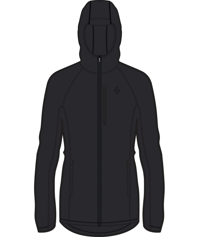BLACK DIAMOND - W COEFFICIENT STORM FZ HOODY