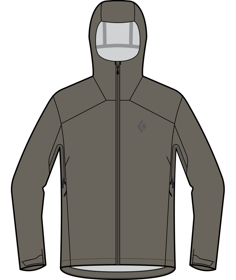 BLACK DIAMOND - W FINELINE STRETCH SHELL