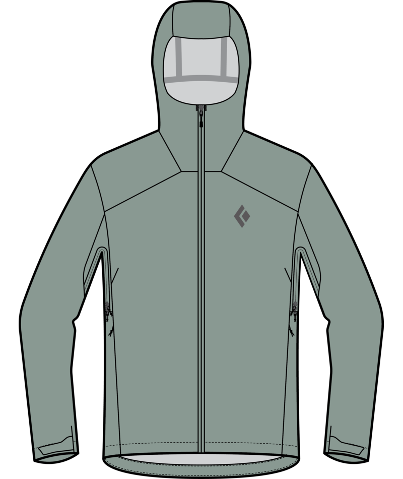 BLACK DIAMOND - W FINELINE STRETCH SHELL