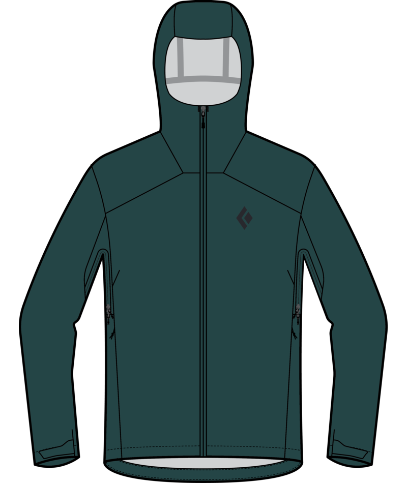 BLACK DIAMOND - W FINELINE STRETCH SHELL