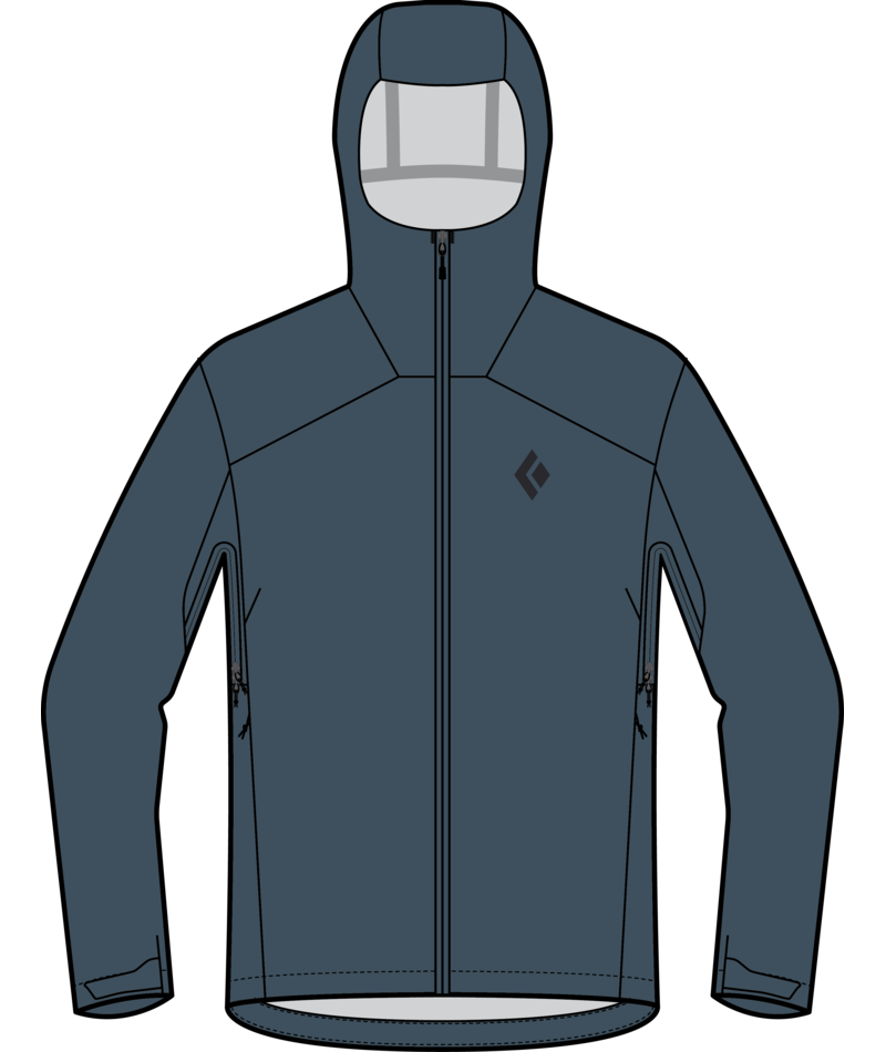 BLACK DIAMOND - W FINELINE STRETCH SHELL