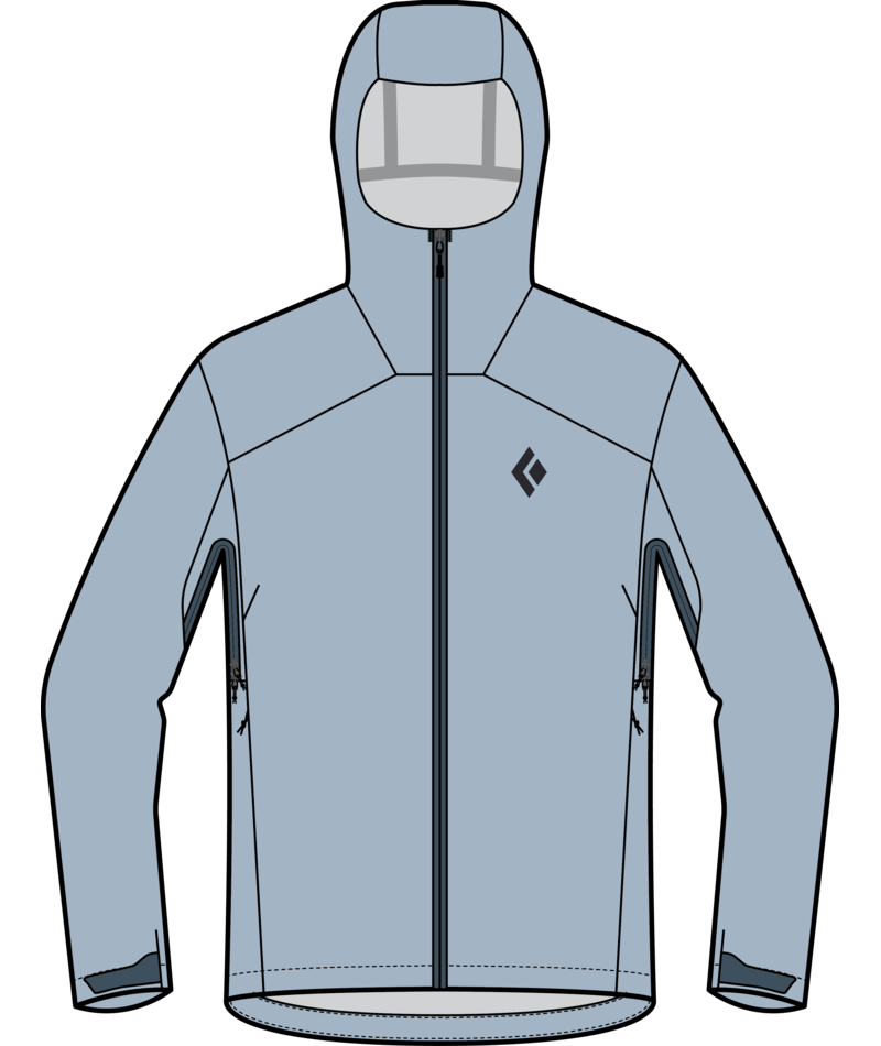 BLACK DIAMOND - W FINELINE STRETCH SHELL