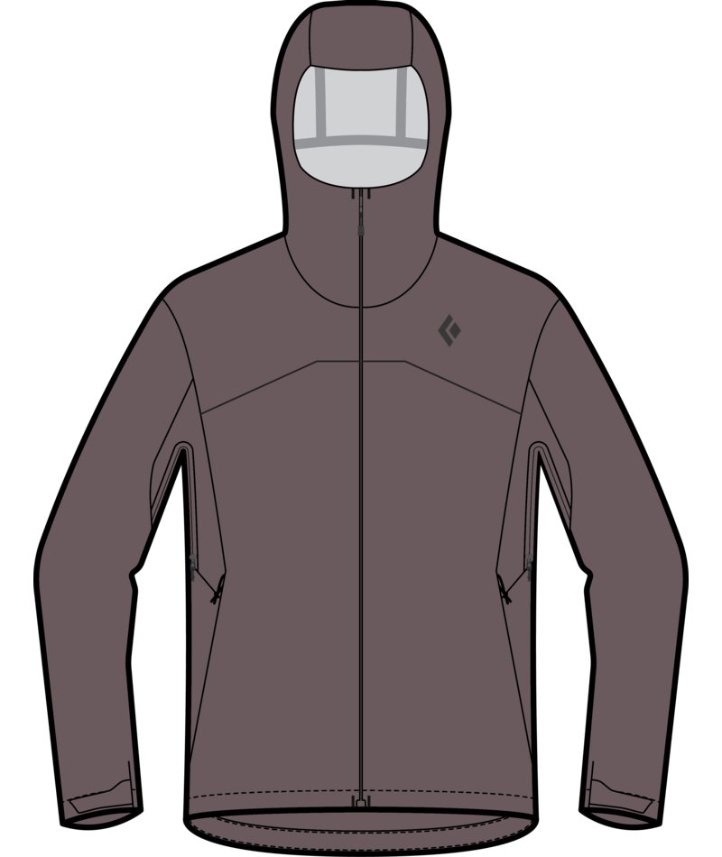 BLACK DIAMOND - W STRATALINE STRETCH SHELL