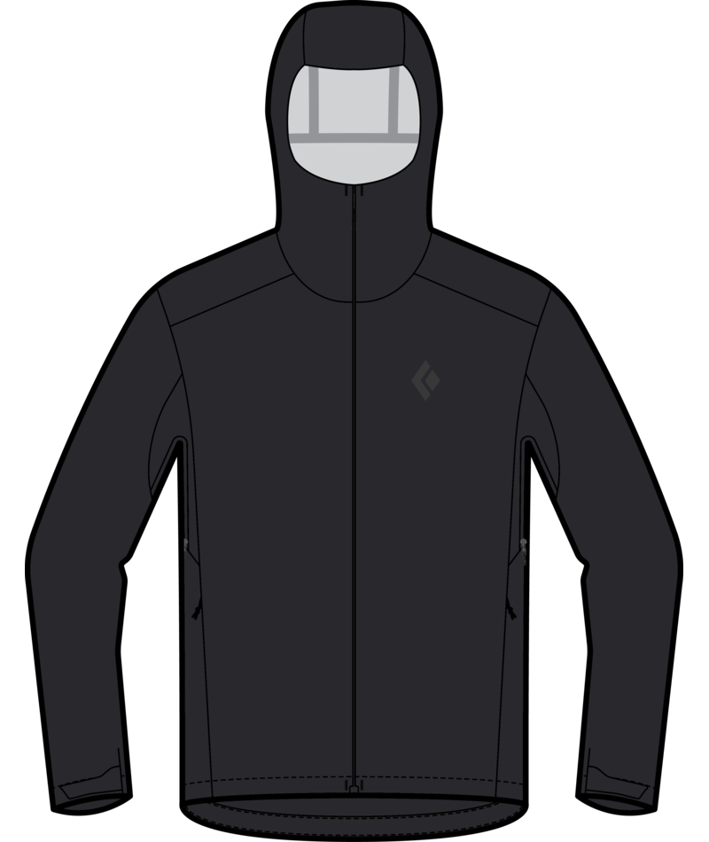 BLACK DIAMOND - M STRATALINE STRETCH SHELL