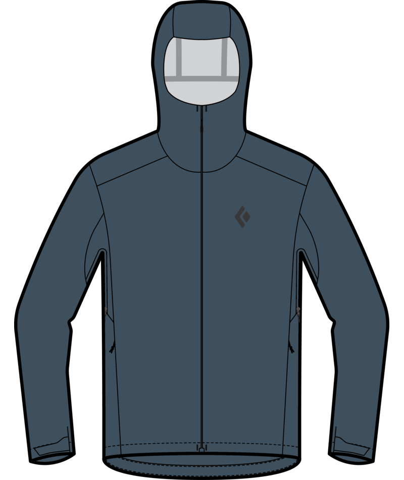 BLACK DIAMOND - M STRATALINE STRETCH SHELL