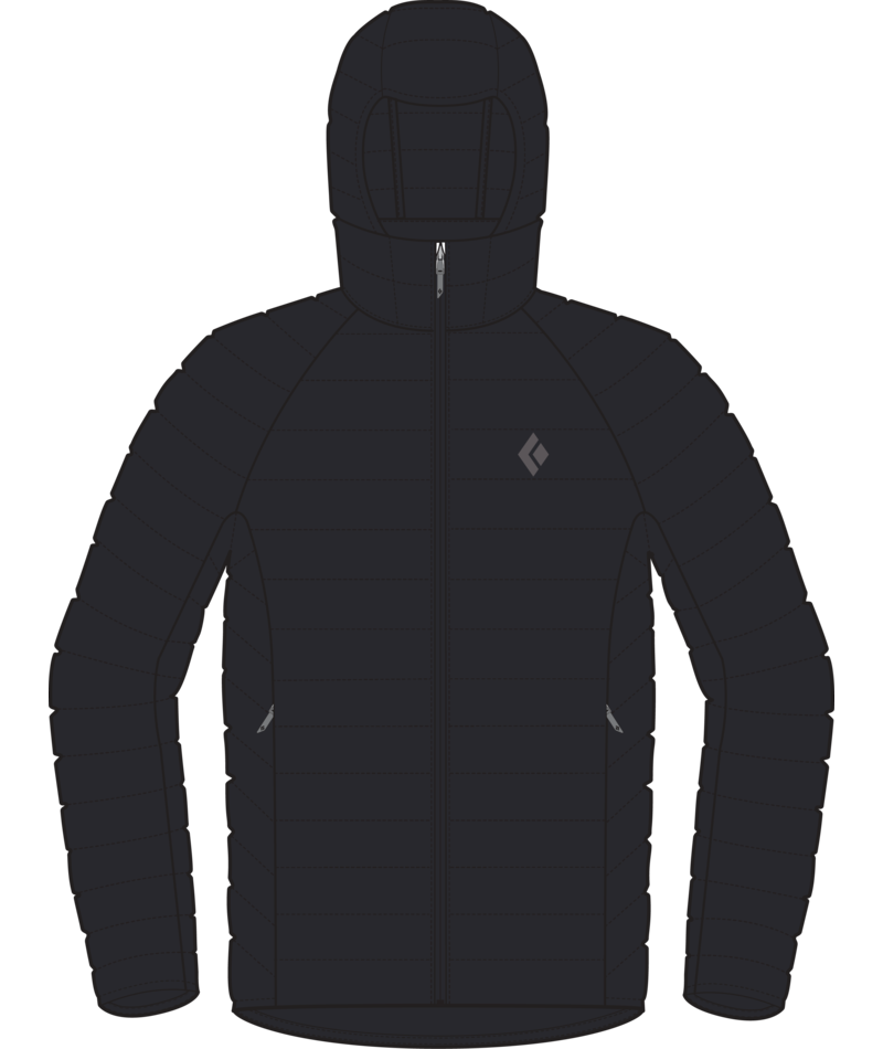 BLACK DIAMOND - M DEPLOY DOWN 0.5 FZ HOODY