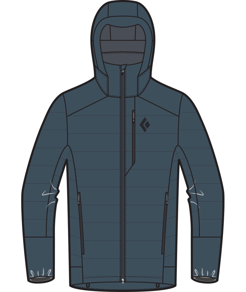 BLACK DIAMOND - M MISSION DOWN 3000 M HOODY
