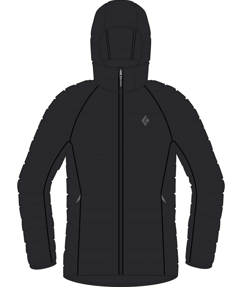 BLACK DIAMOND - W DEPLOY DOWN 0.5 FZ HOODY