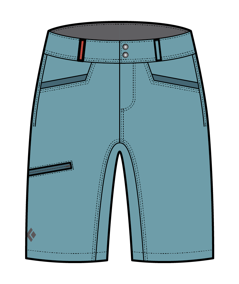 BLACK DIAMOND - W VALLEY SHORTS