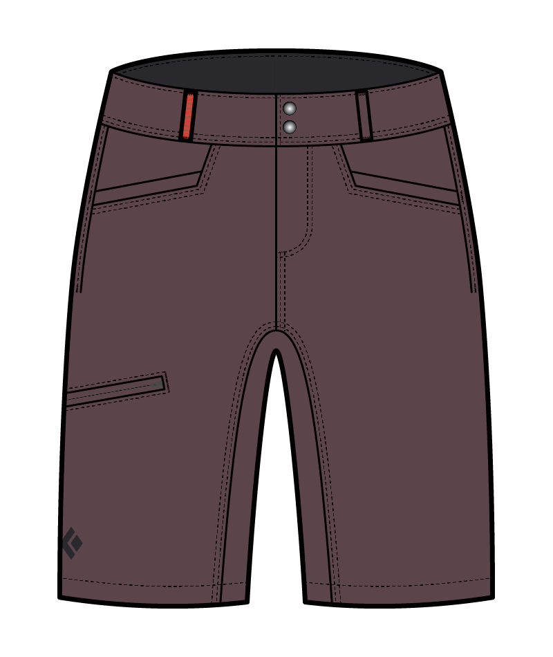 BLACK DIAMOND - W VALLEY SHORTS