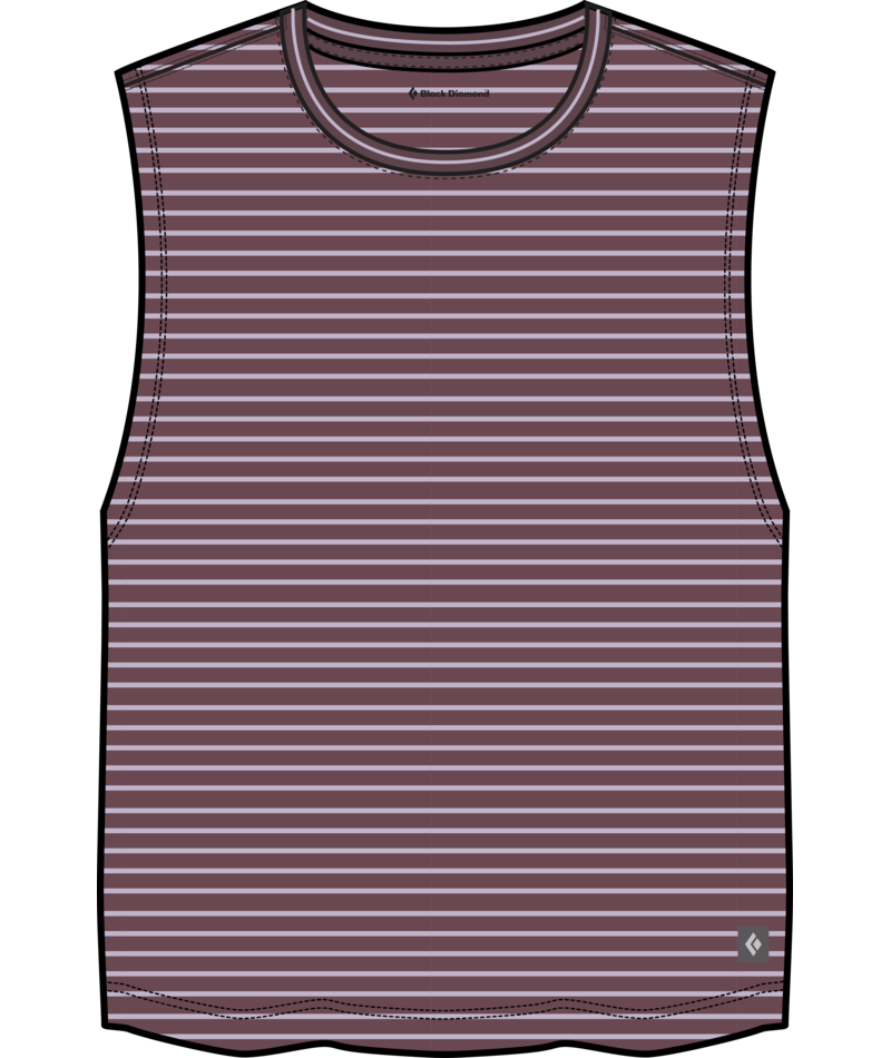 BLACK DIAMOND - W BD STRIPE TANK