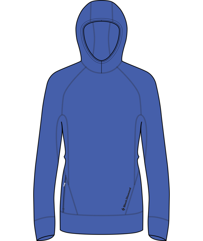 BLACK DIAMOND - W ALPENGLOW HOODY