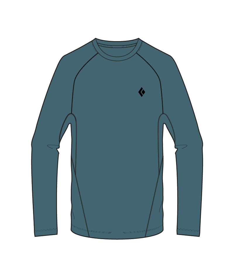 BLACK DIAMOND - M ALPENGLOW LS CREW