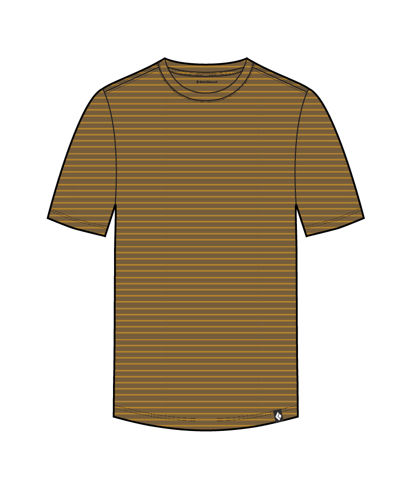 BLACK DIAMOND - M BD STRIPE SS TEE