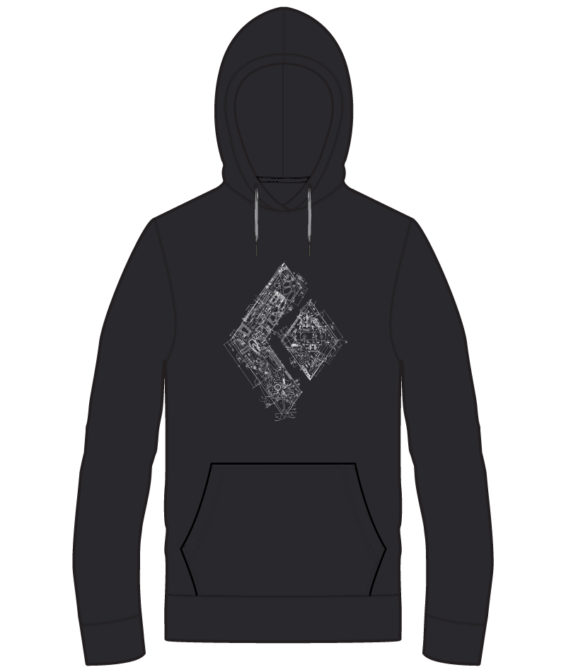 BLACK DIAMOND - M ENGINEERED DIAMOND PO HOODY