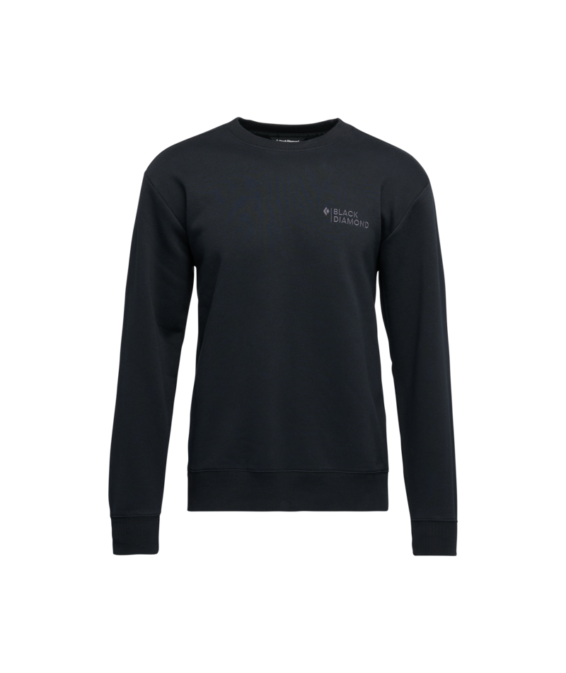 BLACK DIAMOND - M MINI STACKED CREWNECK