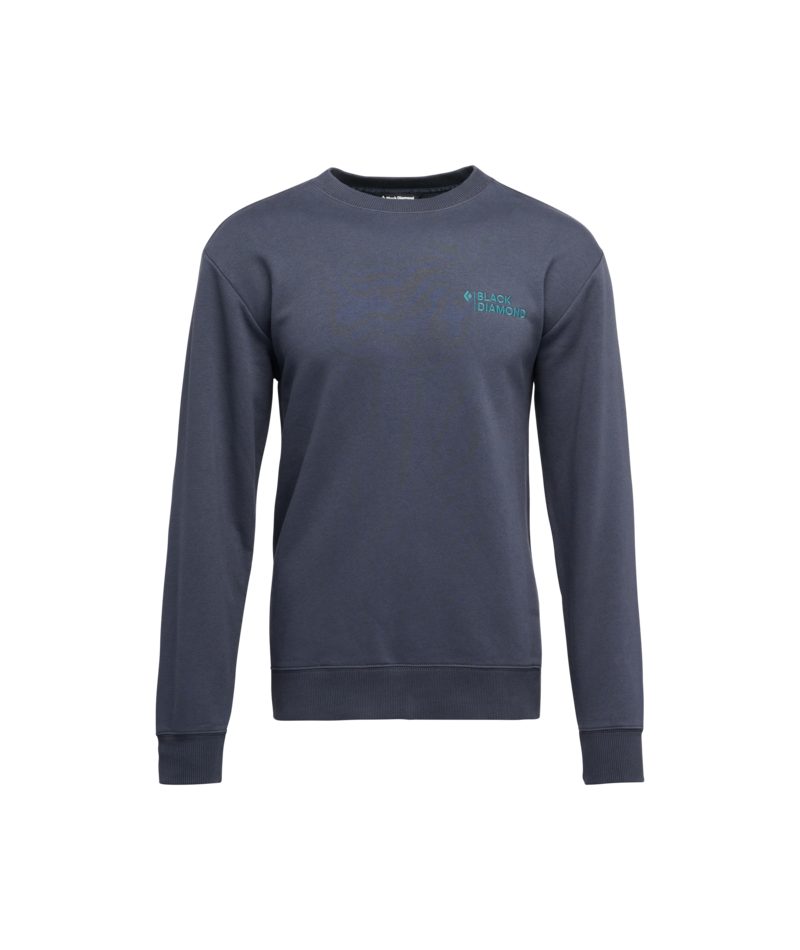 BLACK DIAMOND - M MINI STACKED CREWNECK