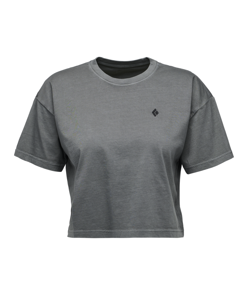 BLACK DIAMOND - W DIAMOND CROP SS TEE