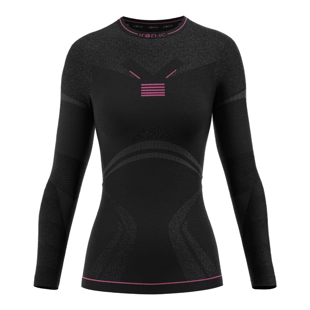 Iron-ic Maglia baselayer termica donna traspirante Impetus Thermic manica lunga