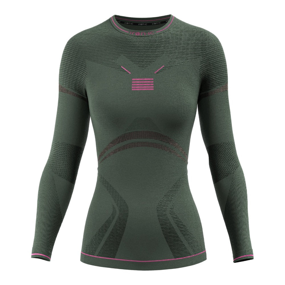 Iron-ic Maglia baselayer termica donna traspirante Impetus Thermic manica lunga
