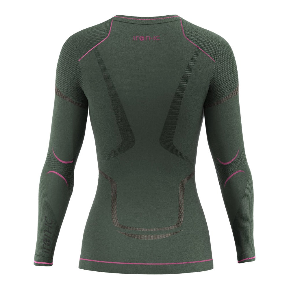 Iron-ic Maglia baselayer termica donna traspirante Impetus Thermic manica lunga