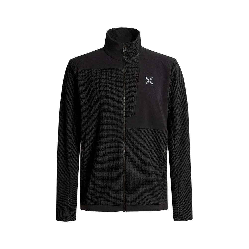 Montura space maglia pile 3D-grid zip integrale unisex