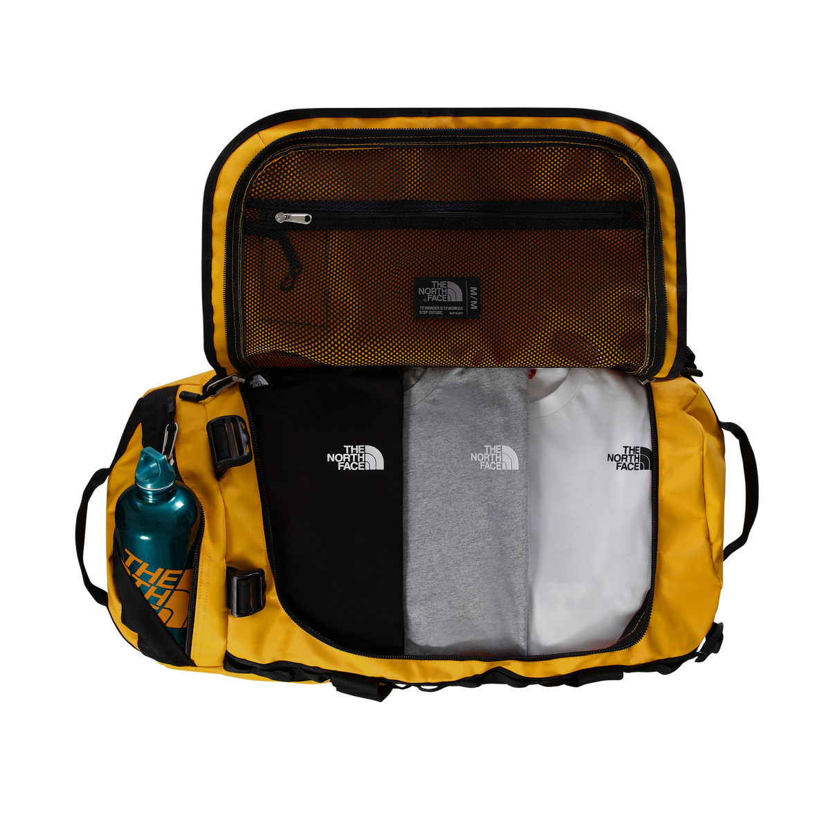 The North Face - Base Camp Duffel - M Base Camp - Summit Gold-TNF Black-N - vista alternativa 1