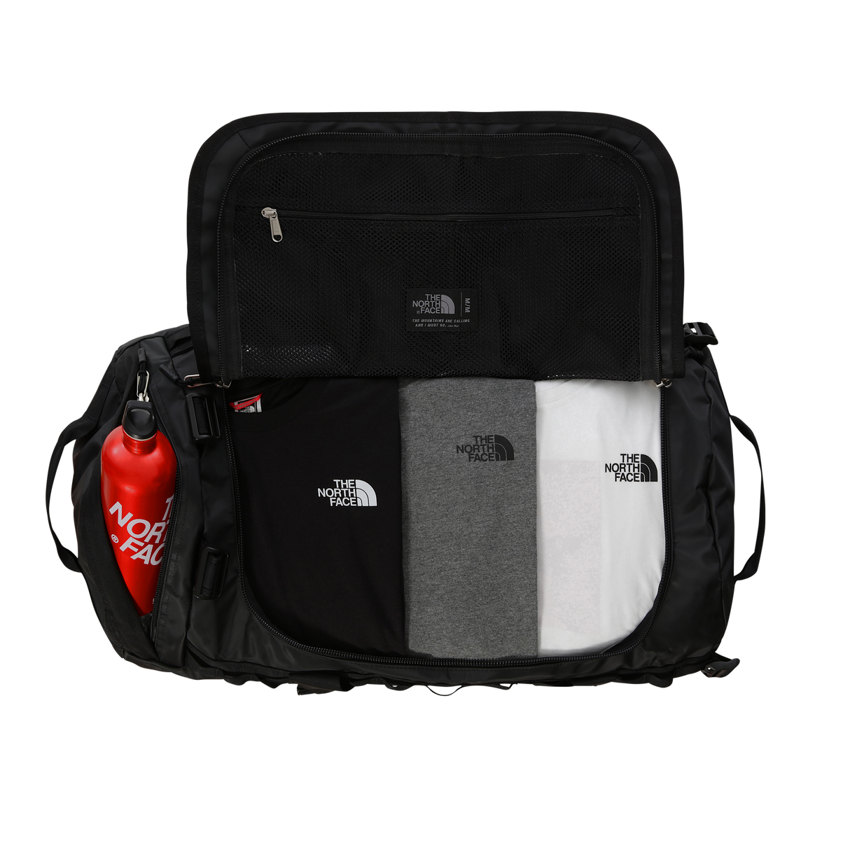 The North Face - Base Camp Duffel - M Base Camp - TNF Black-TNF White-NPF - vista alternativa 1