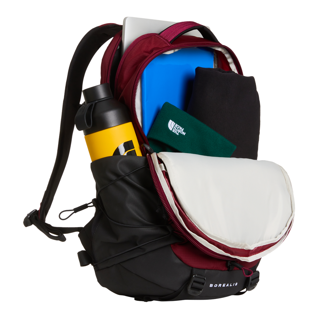 The North Face - Borealis - Burgundy Crush/TNF Blac - vista alternativa 4