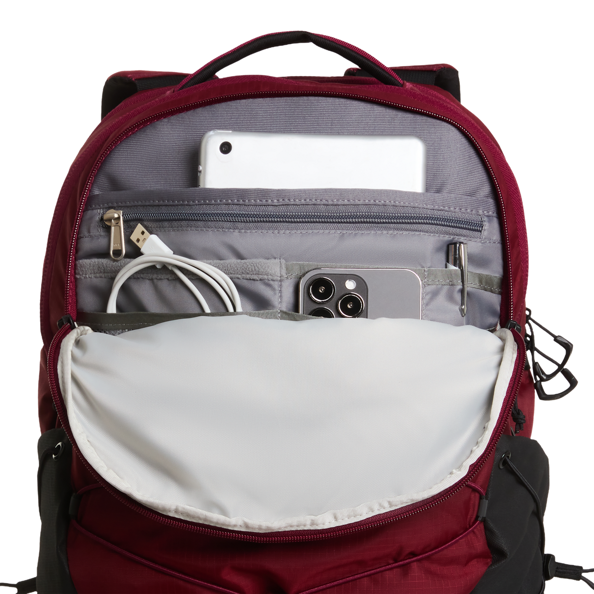 The North Face - Borealis - Burgundy Crush/TNF Blac - vista alternativa 5
