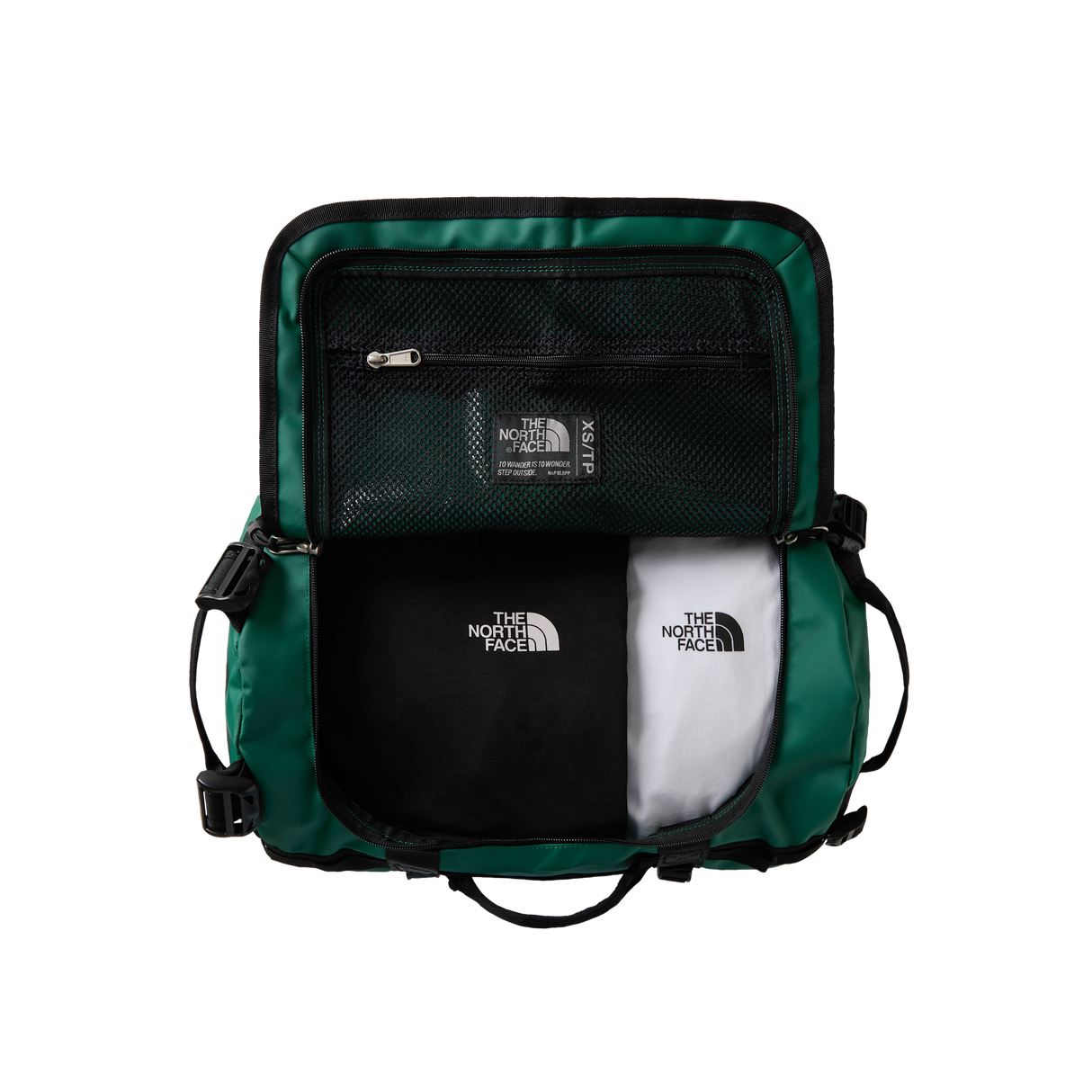 The North Face - Base Camp Duffel - Xs Base Camp - EVERGRN/TNFBLCK - vista alternativa 1