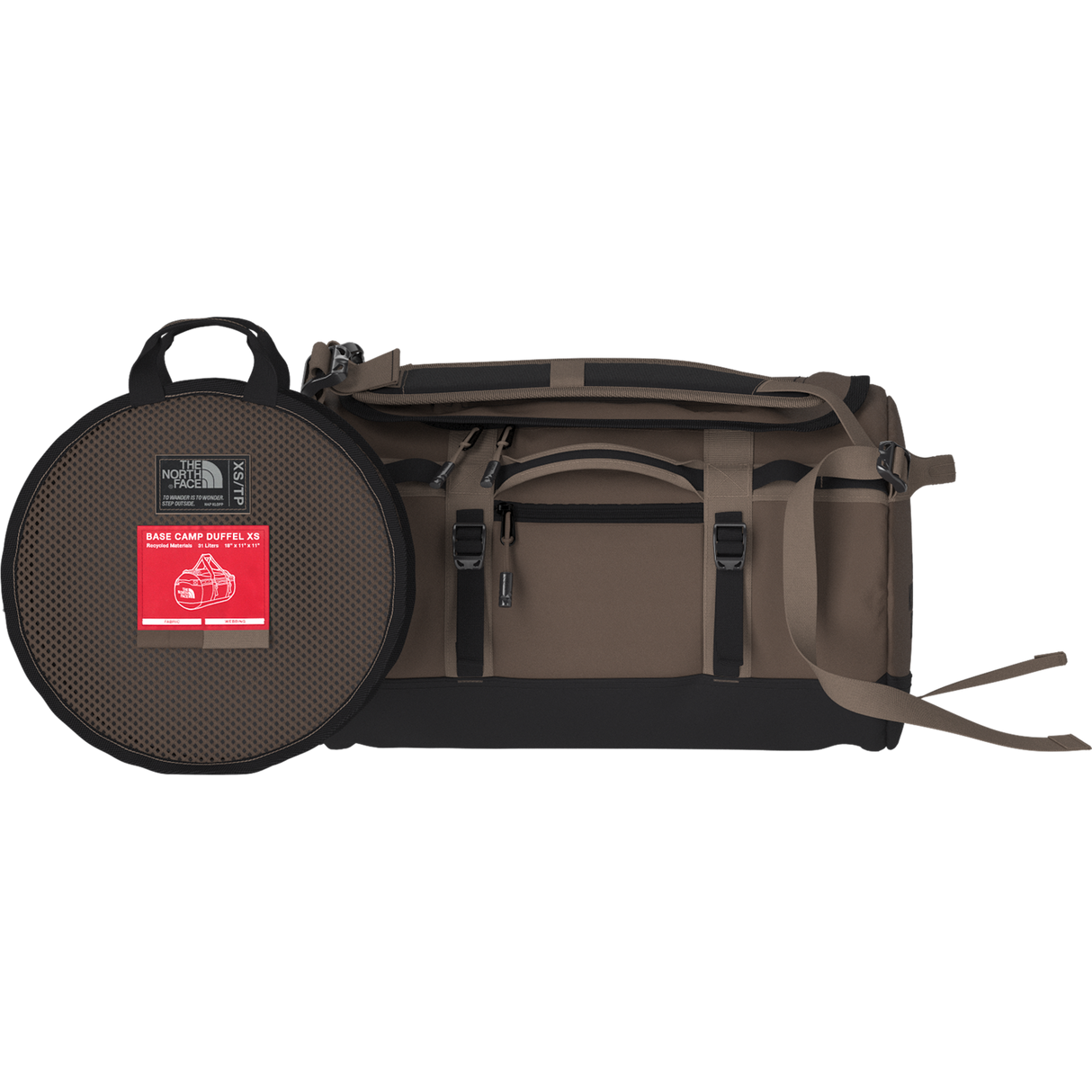 The North Face - Base Camp Duffel - Xs Base Camp - HTHRGR/CNQUERBL - vista alternativa 12
