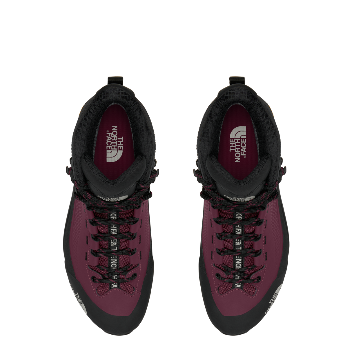 The North Face - Verto Alpine Mid Gore-tex Anthracite da donna - Burgundy Crush/TNF Blac - vista alternativa 2